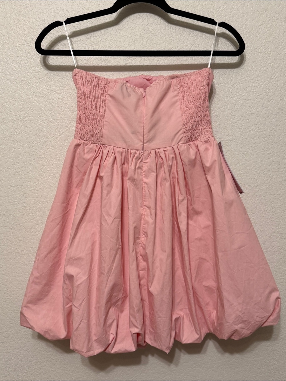 Princess Polly| Pink Bubble Hem Strapless Mini Dress Birthday Party Size 4 - Picture 10 of 10